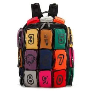 주머니 많은 숫자 힙한 상품 포켓 수납 가방 공간 백팩 대학생 단일