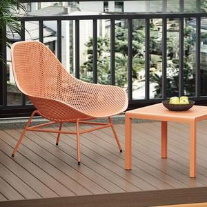 야외테이블의 트 방수 탁자 의자 정원 체어 세트 발코니 화이트 라운지