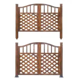 주택 대문 나무 스타일 우드 쪽문 정원문 방부목 농막 펜스