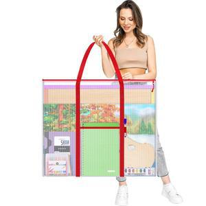 ZKU 게시판 포스터 보관, 초대형 보관 차트 아트 포트폴리오 가방 30 x 25 인치, 게시판용 시트 정리, 스크랩북, 유품 및 (30