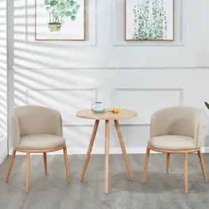 카페 의자 테이블 원탁 대리석 티테이블 세트 베란다 라운드