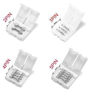 RGB LED 커넥터 5050 3528 단색 스트립 빛에 대 한 5pin 10mm  납땜