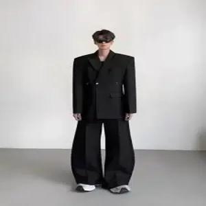 아이언하트 남친 남자 검정 정장자켓 봄가을캐주얼 패드 자켓 정장 KKE3