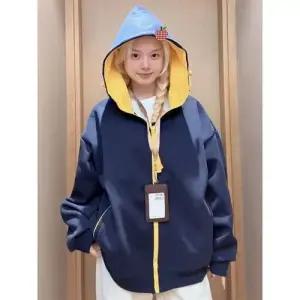 아이언하트 남친 가을 카디건 집업 후드 커플 상의 KKE3