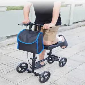 외발 골절 보행 한발 발목 부상 보조기 어르신 걷기