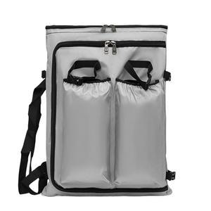 미술 포트폴리오 캐리백 4K 옥스포드 아티스트 백팩 조절 가능한 숄더백 토트 케이스 용품 보관 운송용 방수 드로잉 보드백, 26 x 18 인치