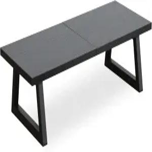 TEAMIX 24인치 모니터 스탠드 라이저 블랙 우드 스틸 컴퓨터 스토리지 노트북 PC 프린터 갖춘 데스크톱