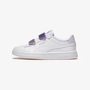 푸마 스매쉬 3.0 L 글리터 - PUMA White-Lavender Alert-Lilac Frost 596590
