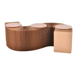 오르간의자 인테리어 체어 접이식 종이 고급 공간활용