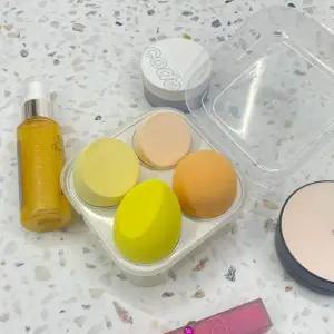 물방울퍼프 오렌지 물방울 에그퍼프 4종 세트