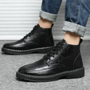 키높이 캐주얼 출근룩 앵클 신발 세미정장 부츠 봄 레이스업 데이트 [m94735F]