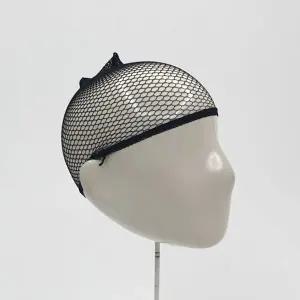 [콩심팥심]가 통가발 머리고정 블랙 가발머리망