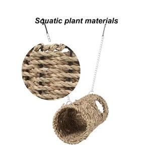 잔디 해먹 놀이 터널 매달린 침대  애완 동물 쥐 햄스터 새 둥지 집 앵무새 등나무