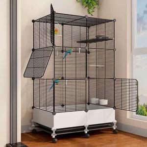 와이드 버드 하우스 빌라 칙카틸 핀치 앵무새 Mynah Parakeet 대형 케이지 이상적인 조류 보호소 안티 스