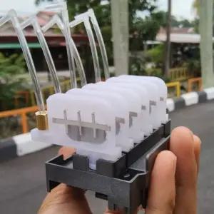 엡손 L1800 L805 1390 DX5 프린터 DTF 에코 솔벤트 프린트 헤드 댐퍼 용 6 PCS 잉크 덤퍼