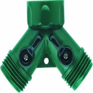 차단 기능이 있는 Orbit Sunmate 플라스틱 호스 Y 수도꼭지