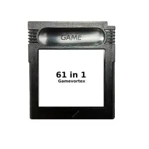 휴대용 콘솔용 슈퍼 카트리지 61 in 1 게임 보이 컬러 GBC 16비트 비디오 카드