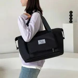 지퍼 확장형 대용량 접이식 롤링 쇼퍼백 vyk7+4Rxj