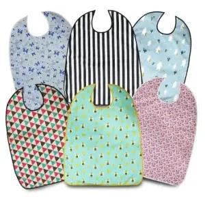 성인침받이 더해피 병원 노인 간병 요양 방수 성인리본형 턱받이