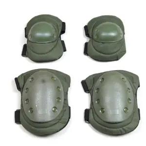 최초로 전술 군사 무릎 패드 팔꿈치 세트 에어소프트 보호 전투 페인트볼 스케이트 야외 스포츠 안전 가드