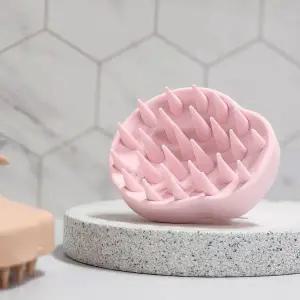 샴사지기 통 실리콘 샴푸 브러쉬 그립 두피마사지기