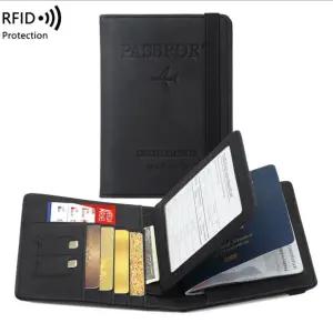 RFID 스캔 해킹방지 고급스런 여권지갑 jqO8+7TIZ