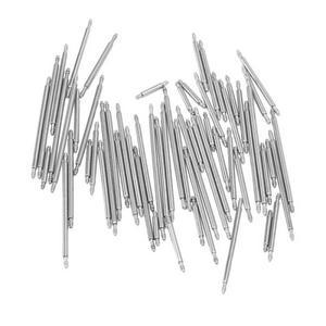 스테인레스 스틸 시계 밴드 핀 스프링 바 핀  제작자용 교체 부품 액세서리  수리 도구  8-37mm  30 개  60