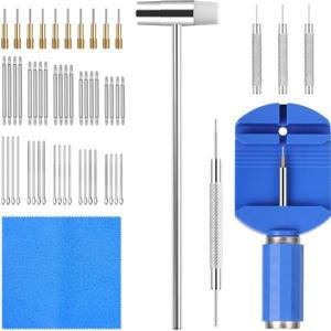 시계 링크 제거 키트  밴드 조정 스트랩 핀 도구 체인 사이즈 스프링 바 망치