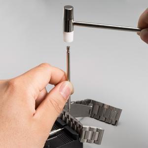 16피스 시계 링크 수리 제거 도구 키트 밴드 스트랩 체인 핀 조절용