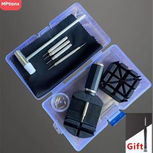 시계 수리 도구 세트 링크 밴드 슬릿 스트랩 팔찌 체인 핀 리무버 조절기 키트