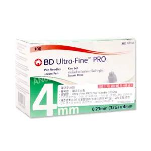 BD 울트라 파인 펜니들 4mm 1박스 100개입 / 인슐린펜니들 / 인슐린바늘 / 32G [320566]