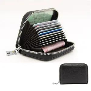 미니사이즈 대용량 수납 명함 카드지갑 소가죽 12칸 여성카드지갑 남자카드지갑