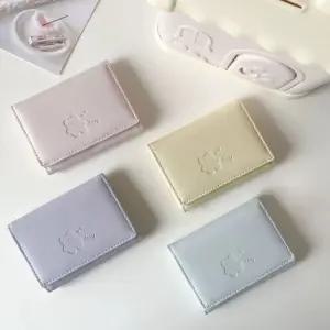 여자 4컬러 러블리 곰돌이 파스텔지갑 미니 반지갑 EuB6+4AeU