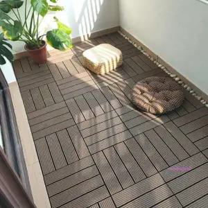 데크타일 우드 초코브라운 베란다 셀프 테라스 조립식xyz827