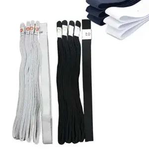 넙적 24골 면고무줄 2.5m 천고무밴드 5개 천고무줄 의류밴드 면고무밴드 넙적밴드 골밴드