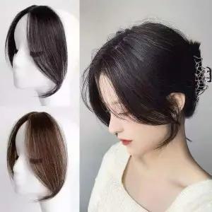 잔솔 긴앞머리 부분 가발 사이드뱅 똑딱이 여자 여신