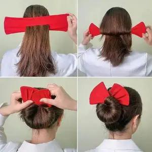 당고머리밴드 똥머리 곱창 올림머리 밴드 스틱형