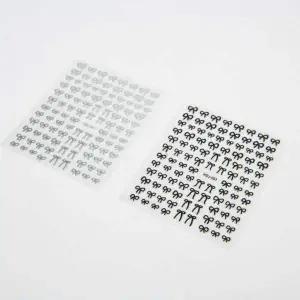 네일스티커 리본 실버 리본네일스티커 네일스티커