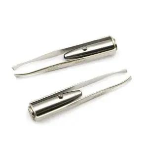 속눈썹족집게 눈썹정리 미용핀셋 LED 핀셋 족집게