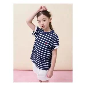 빈폴 Essential 스트라이프 반소매 티셔츠 - 네이비 BI6242UE2R 1202664