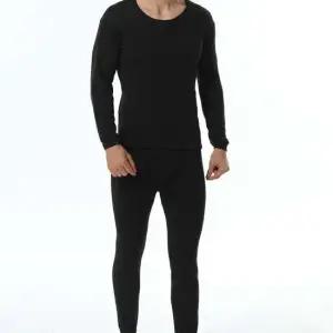 캐주얼 남성 겨울 라운드넥 따뜻한 내복 상하의 세트