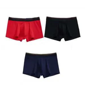 남학생 남성 심플 무지 면스판 드로즈 사각 밴드 팬티