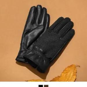 투톤 체크 램스킨 여자 장갑 남자장갑 남자가죽장갑