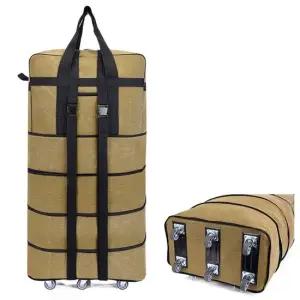 초대형 이민가방+벨트세트 42형) 카키) 대용량짐가방 바퀴달린짐가방 출장가방 여행가방