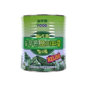 늘푸른푸드 랠리쉬피클 3KG X 6개 식자재 식재료 음식점 대용량 식당