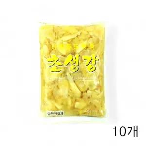 이엔푸드 초생강 백색 1.3KG X 10개 일식재료 절임반찬 일식반찬 절임생강 일식요리