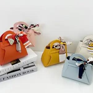 DIY 미니 가죽 가방 구디백 스카프 5p세트 소형