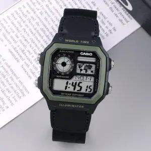 AE-1200WHB-1B 군용 군인 전자 방수 스포츠 남자 우레탄 시계 d5