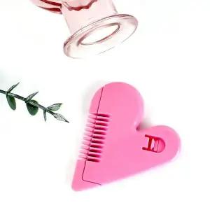 제모빗 하트 다용도 헤어 다듬기 제모 빗 제모브러쉬