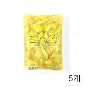 이엔푸드 초생강 백색 1.3KG X 5개 절임반찬 일본반찬 절임생강 일식요리 초절임생강